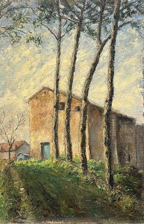 Art work by  Anonimo Casolare  - oil table 